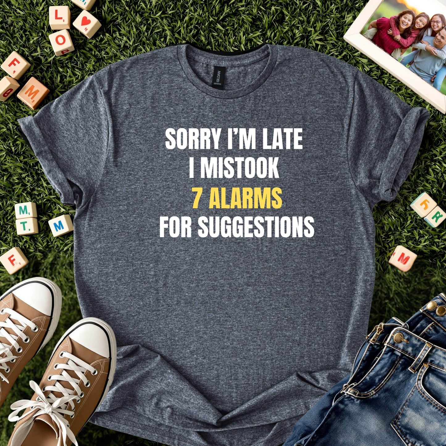 Overslept Humor T-Shirt