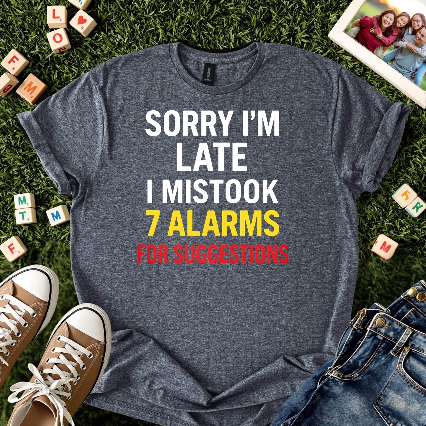 7 Alarms Funny Tee