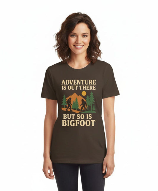 Funny Bigfoot Hiking Shirt