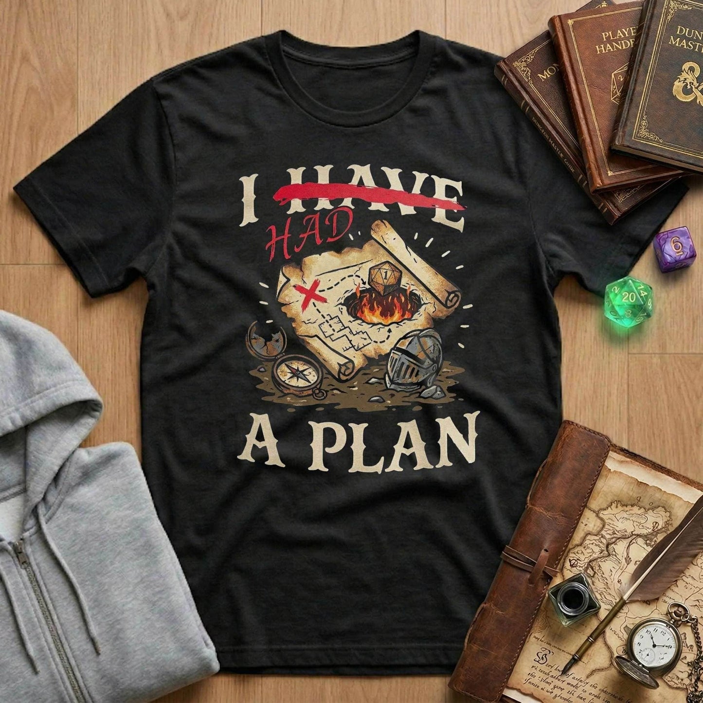 I Had A Plan Dnd Tee