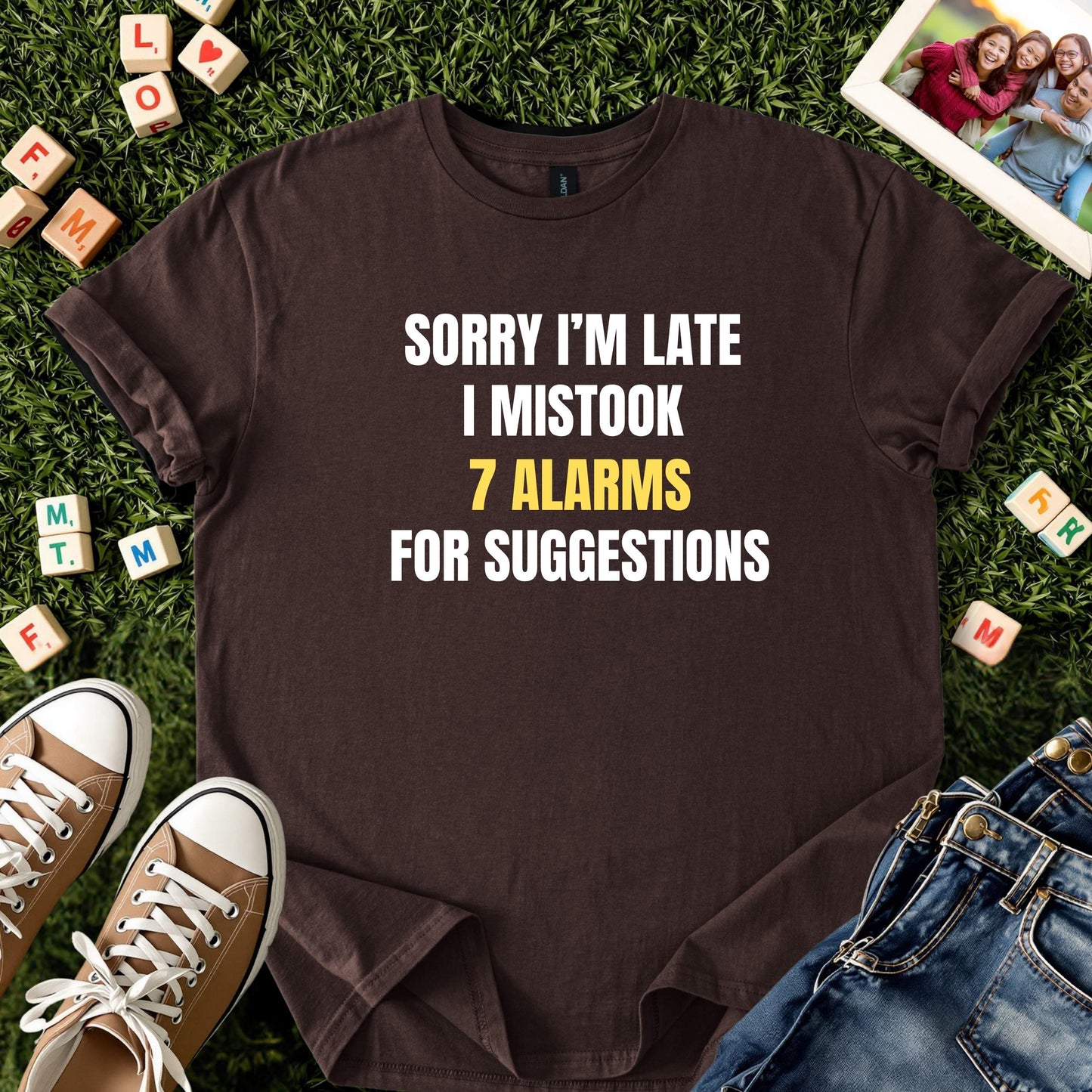 Overslept Humor T-Shirt