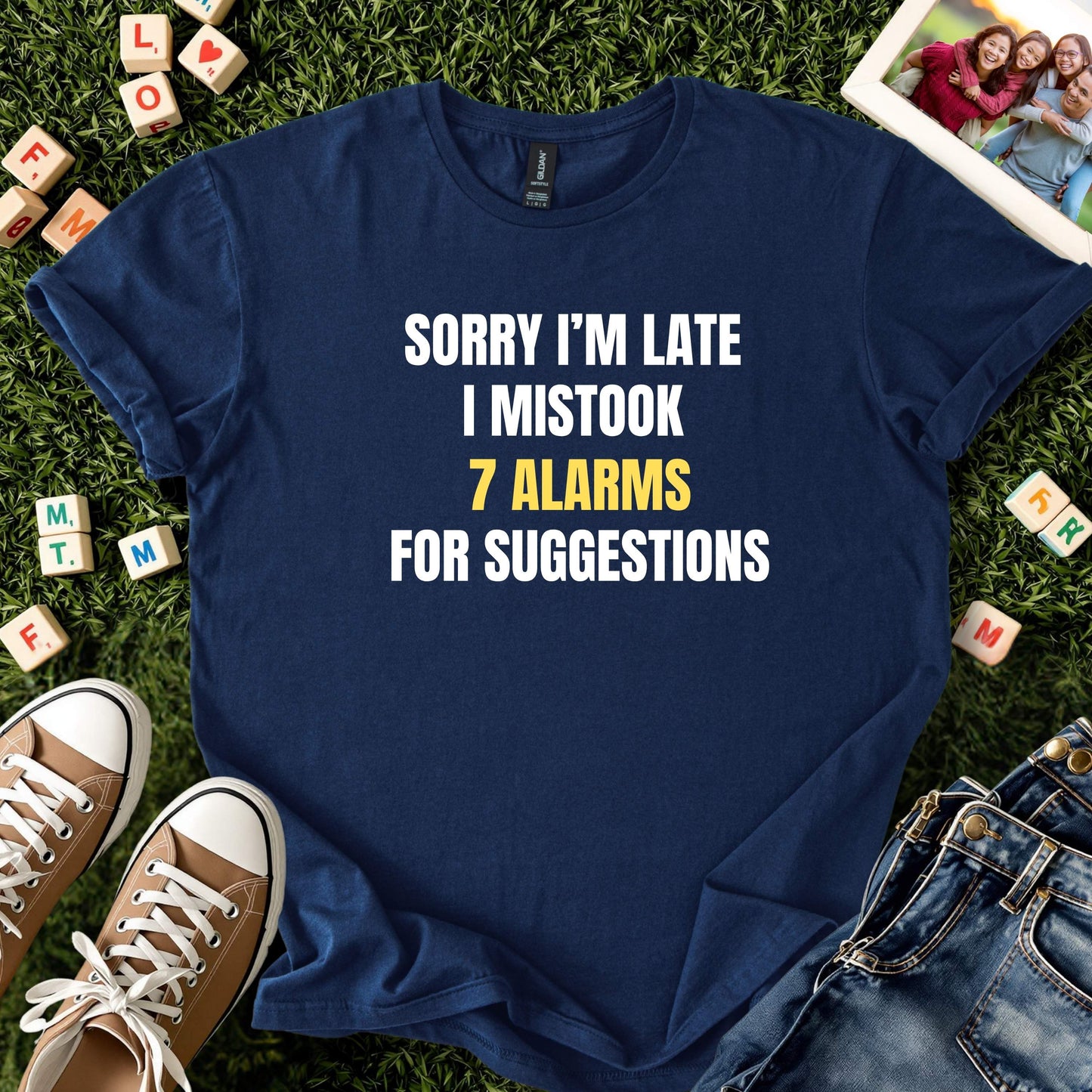 Overslept Humor T-Shirt