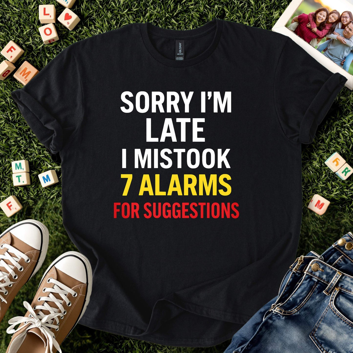 7 Alarms Funny Tee