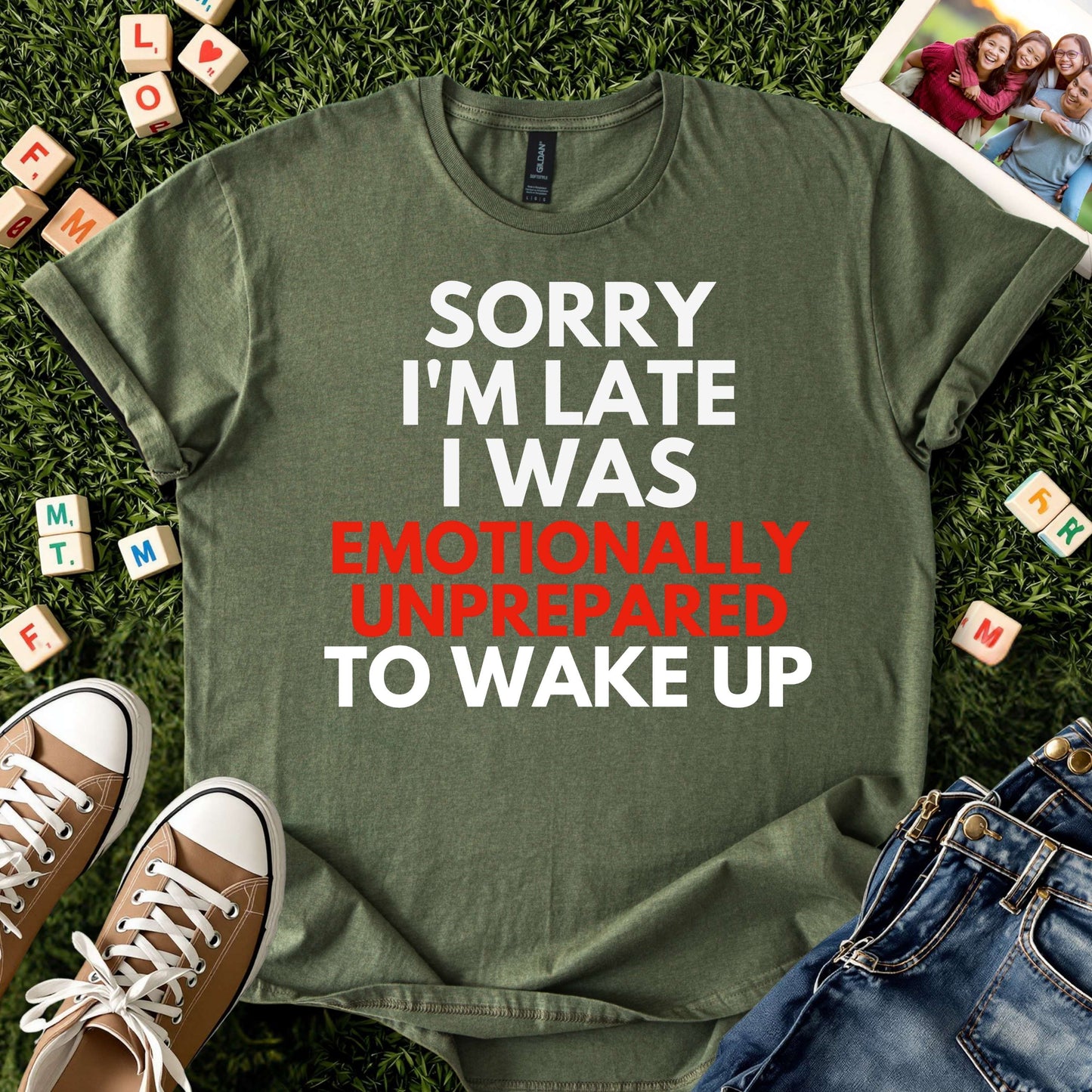 Emotionally Unprepared to Wake Up Tee