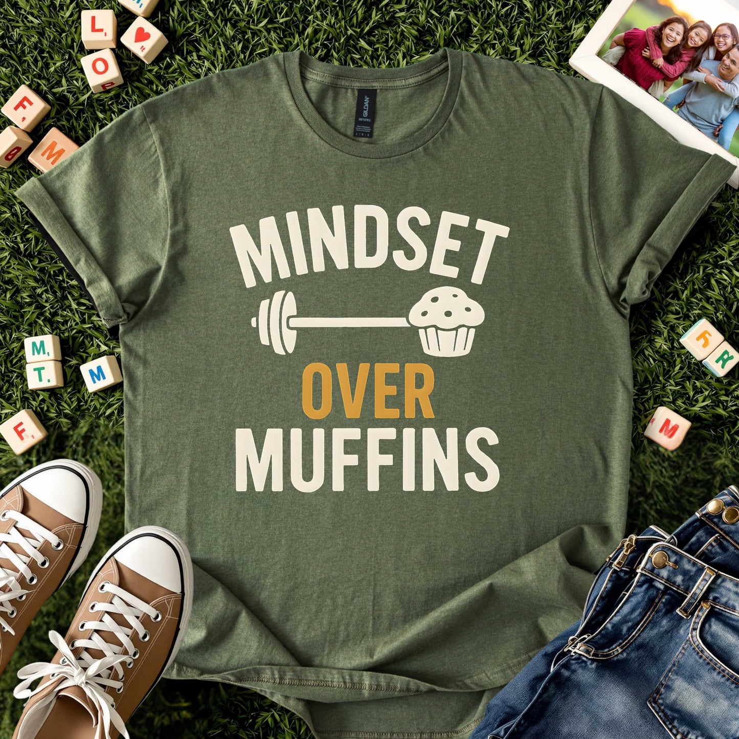 Mindset Over Muffins Tee