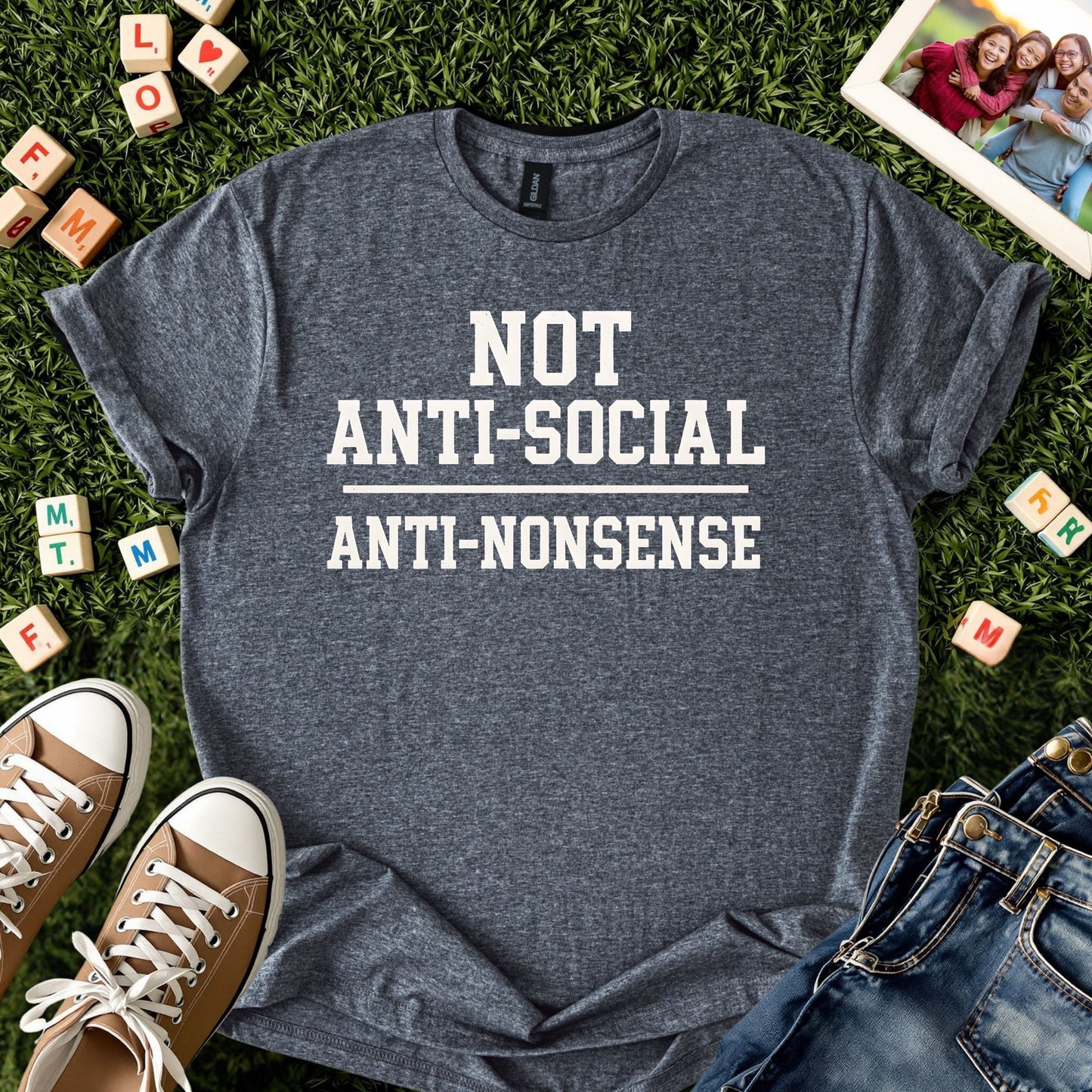 Not Anti-Social Anti-Nonsense Tee