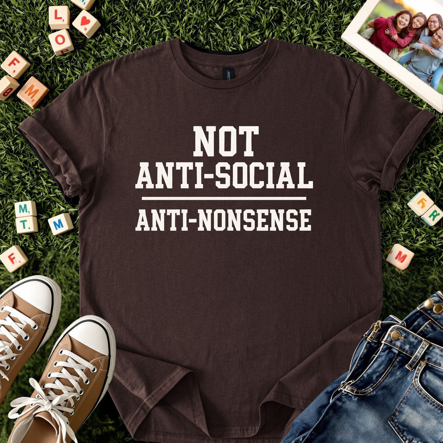 Not Anti-Social Anti-Nonsense Tee