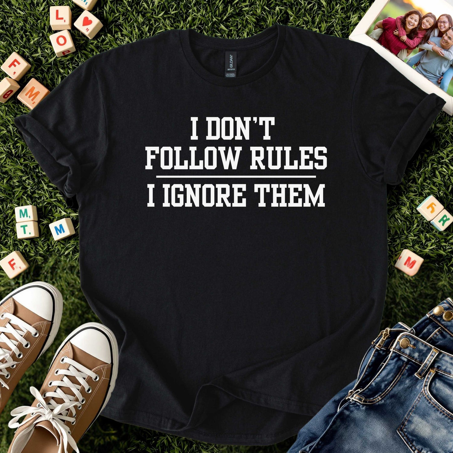 Rule Breaker Quote T-Shirt