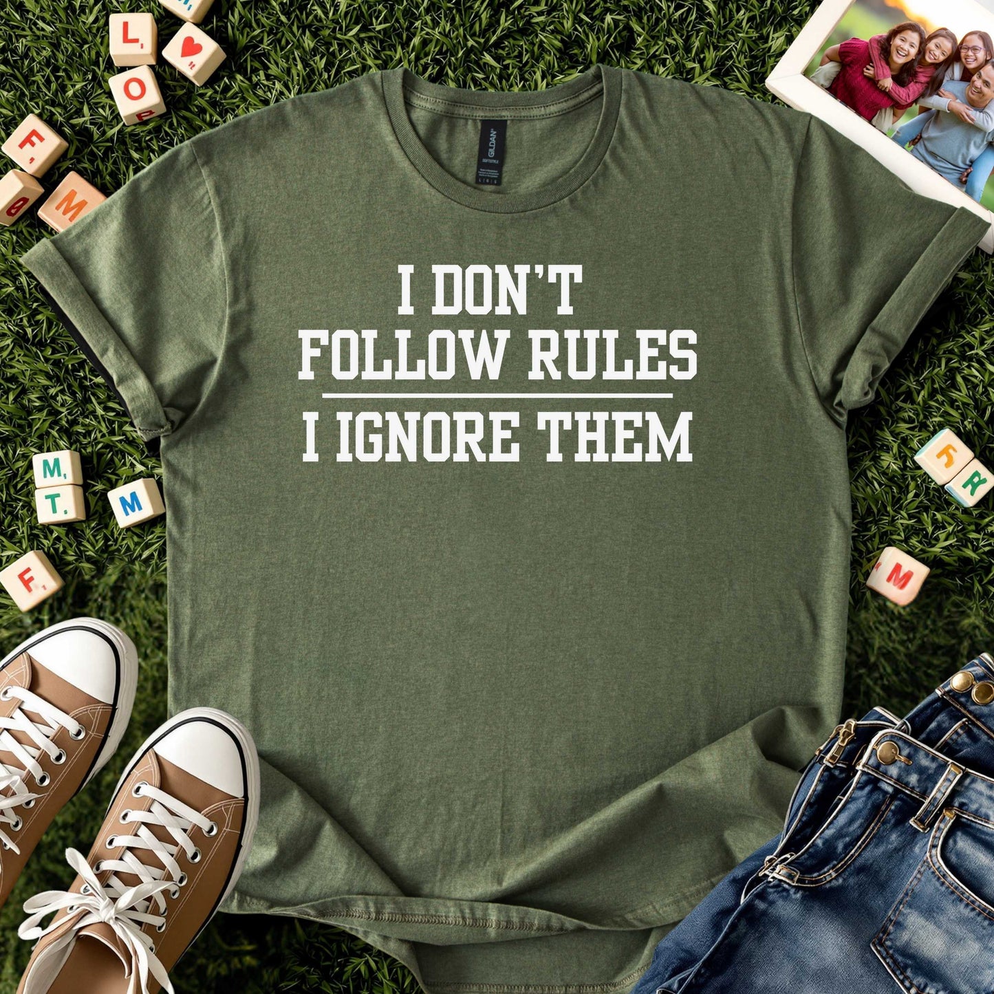 Rule Breaker Quote T-Shirt