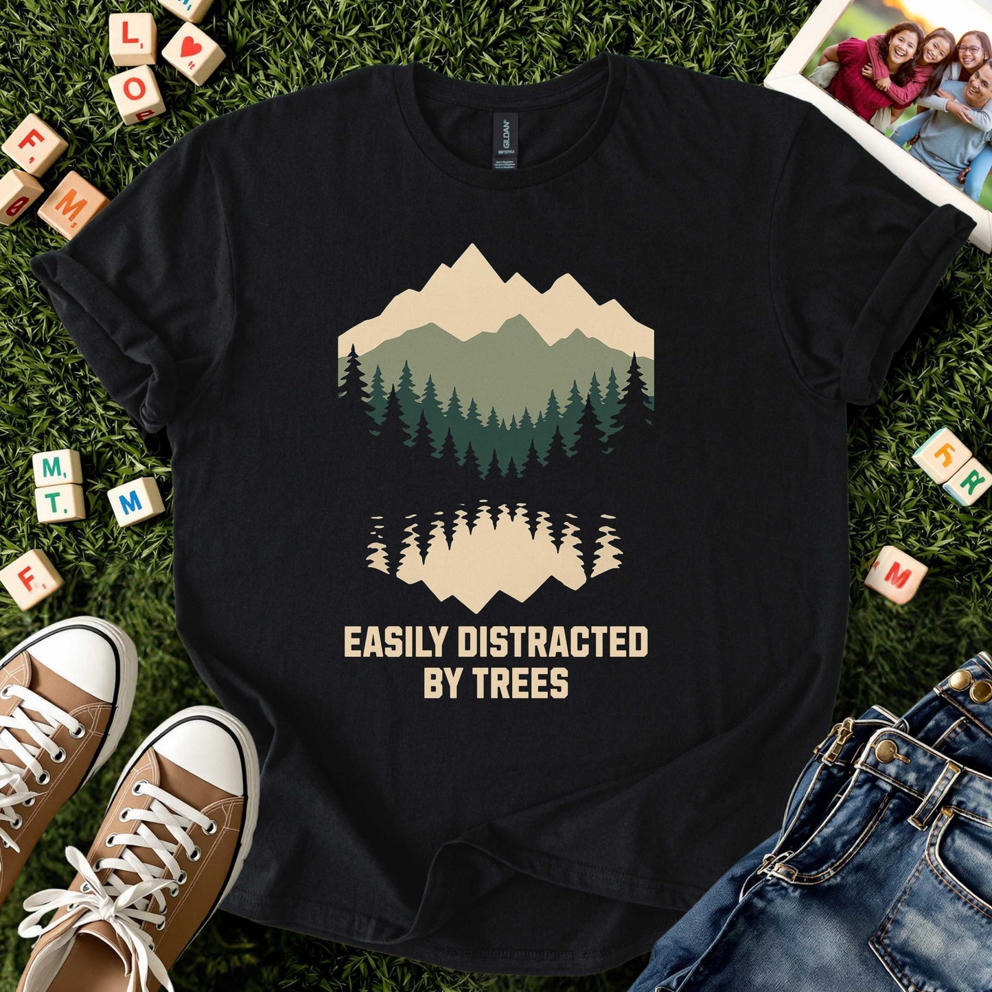 Easily Distracted by Trees Tee