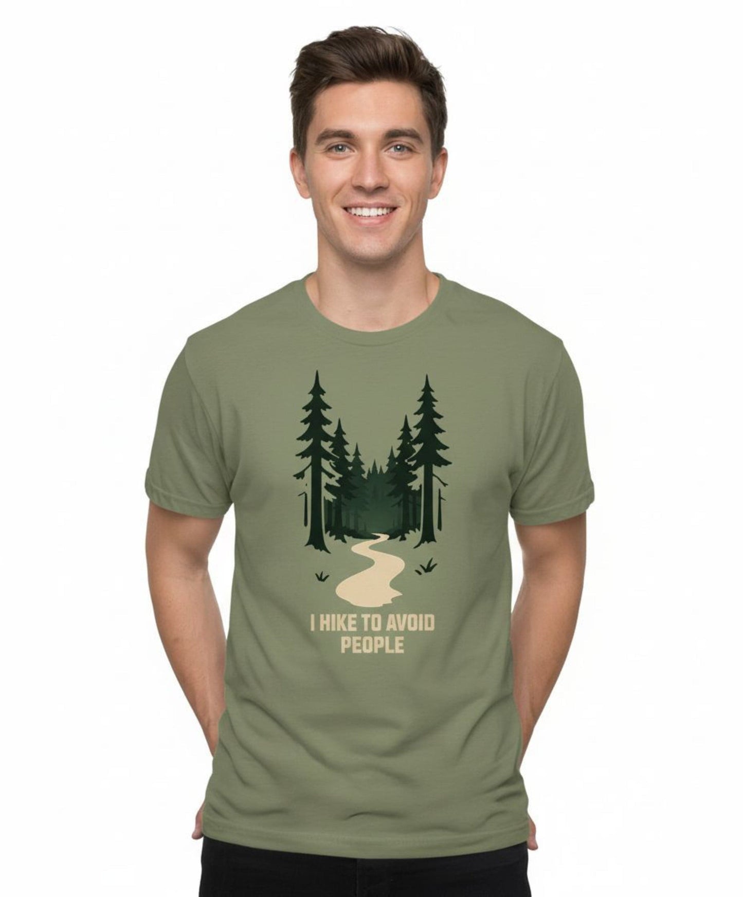 I Hike to Avoid People Tee