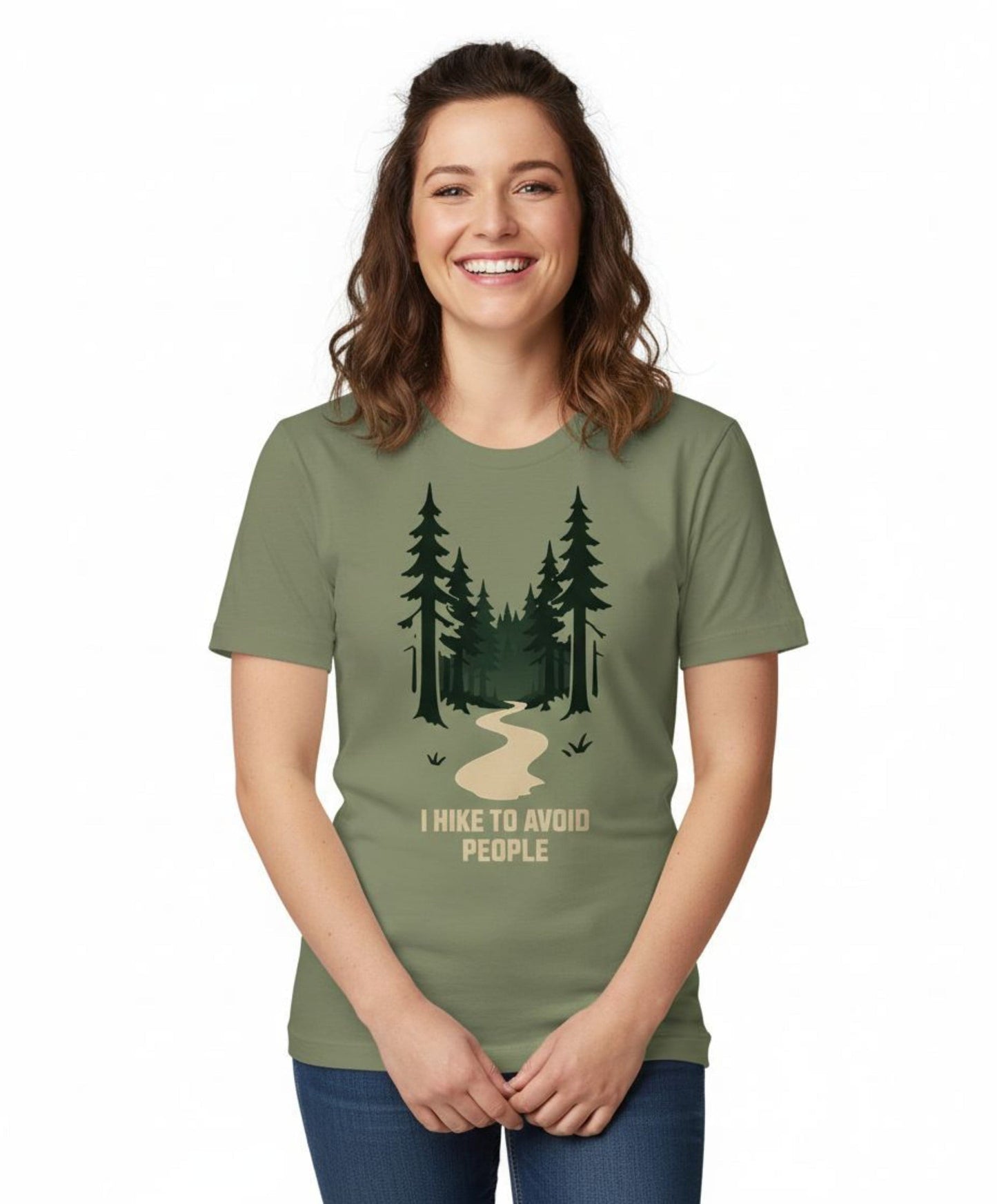 I Hike to Avoid People Tee