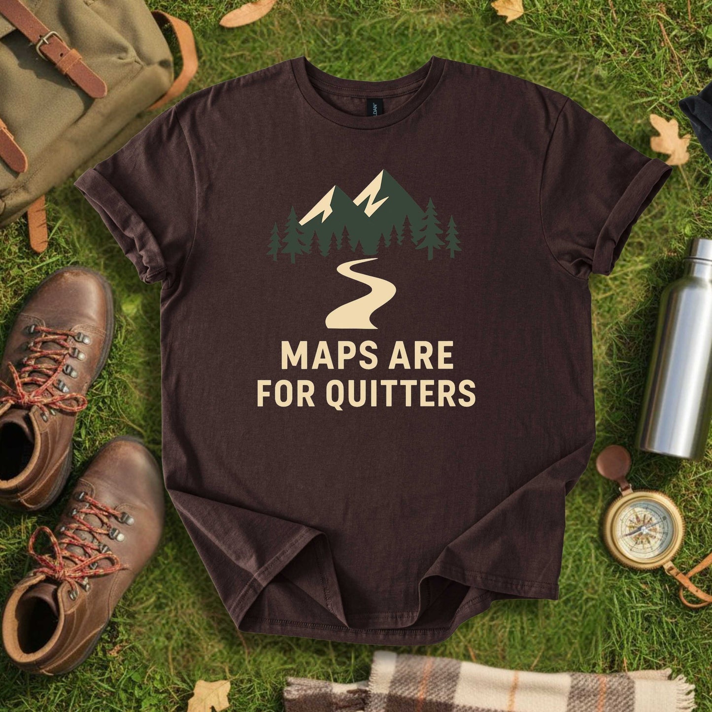 Maps Are for Quitters Tee