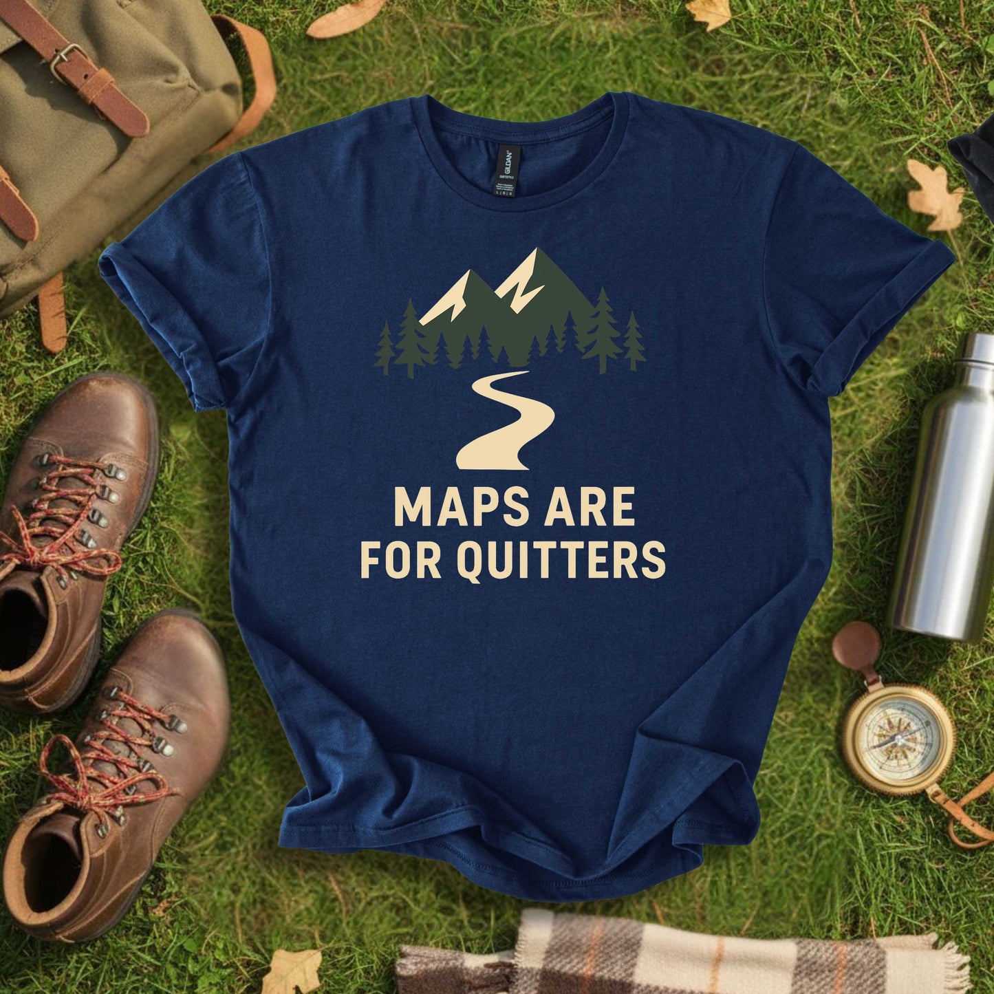 Maps Are for Quitters Tee