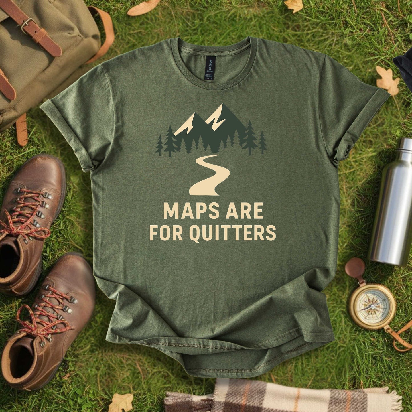 Maps Are for Quitters Tee