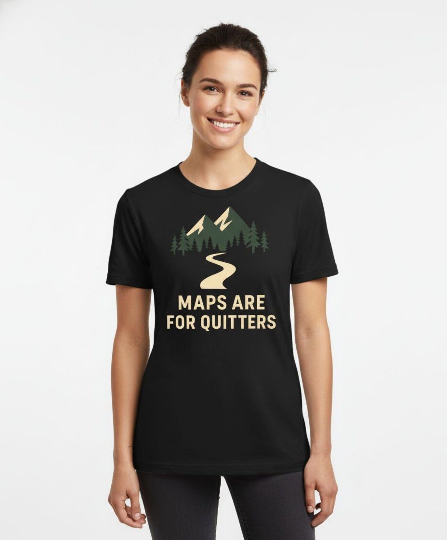 Maps Are for Quitters Tee
