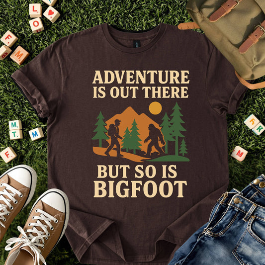 Funny Bigfoot Hiking Shirt