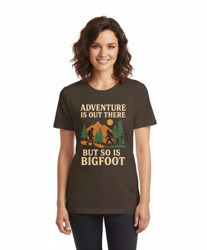 Funny Bigfoot Hiking Shirt