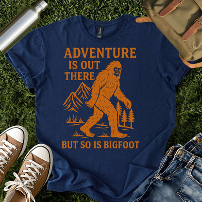 Funny Bigfoot Hiking Shirt