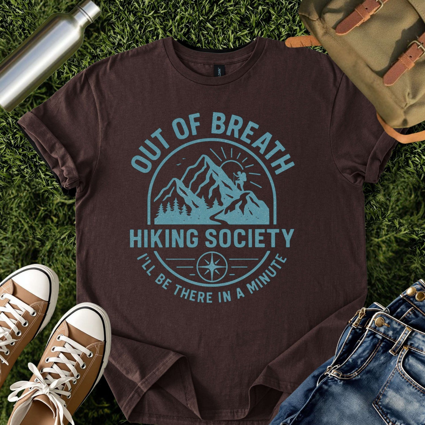 Out of Breath Hiking Society Tee