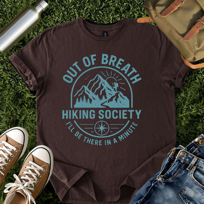 Out of Breath Hiking Society Tee