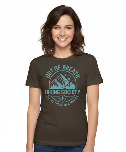 Out of Breath Hiking Society Tee
