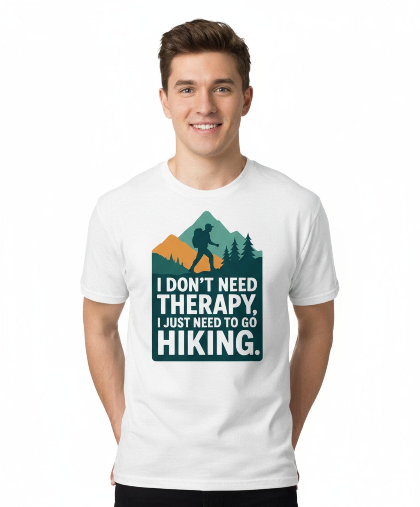 Funny Hiking Therapy Shirt