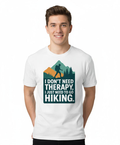 Funny Hiking Therapy Shirt