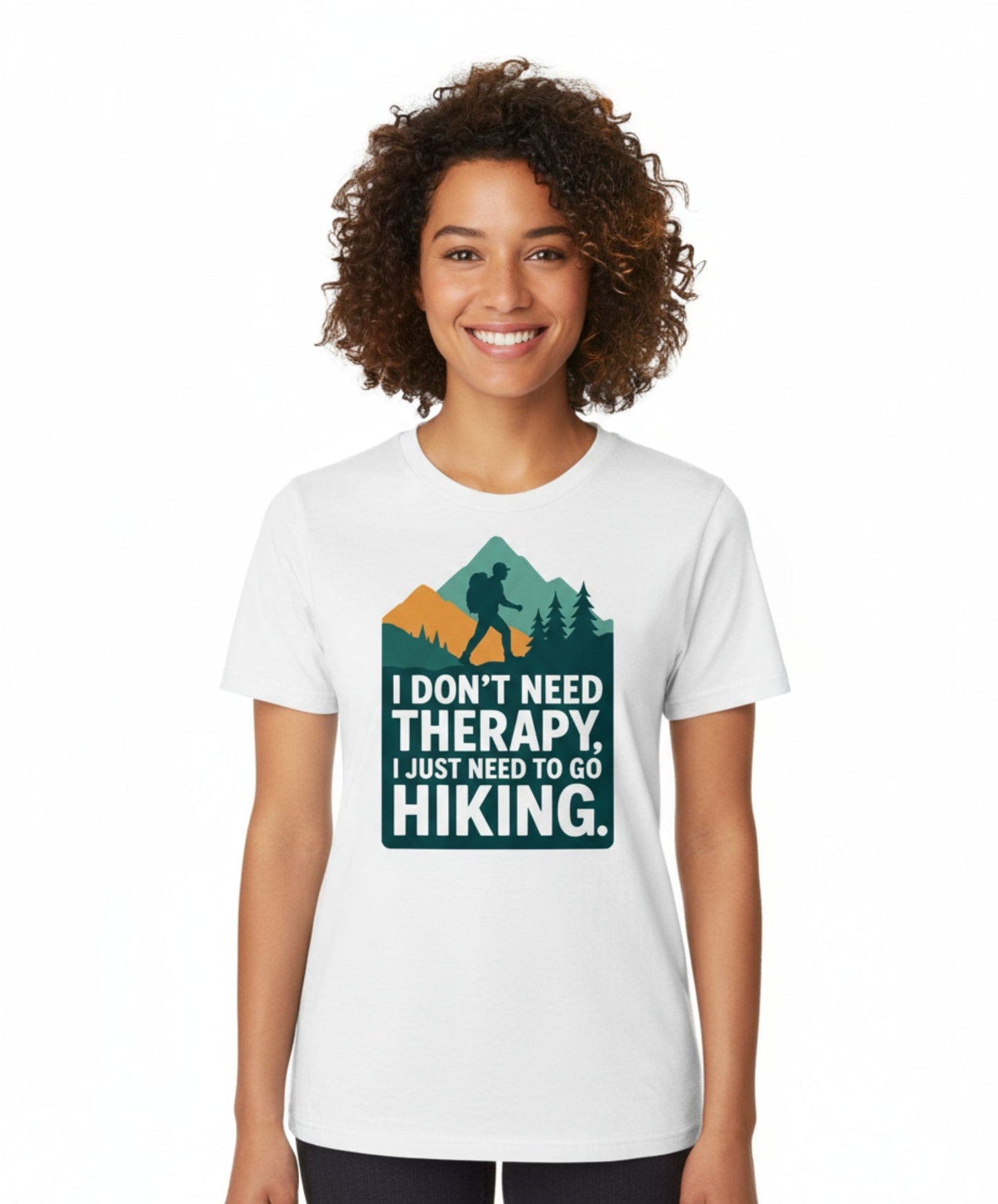 Funny Hiking Therapy Shirt