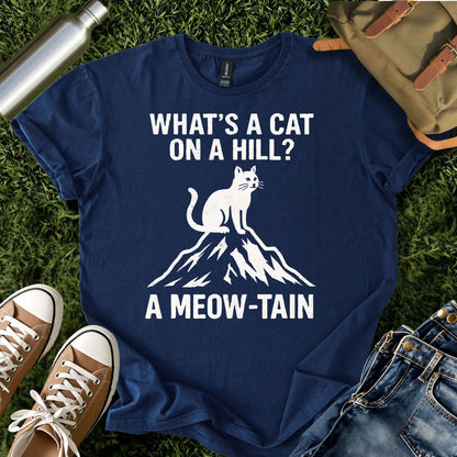 Cat Lover Mountain Pun Tee