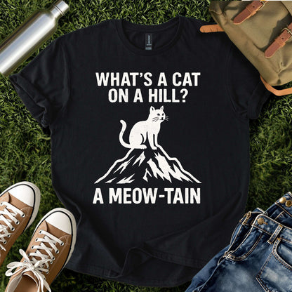 Cat Lover Mountain Pun Tee