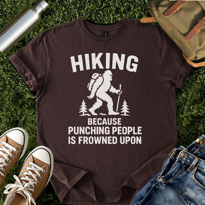 Bigfoot Hiking Humor Tee