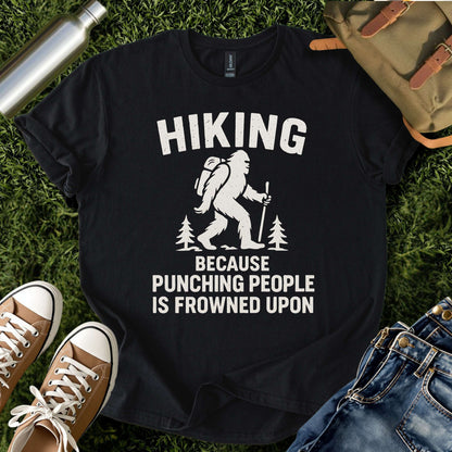 Bigfoot Hiking Humor Tee