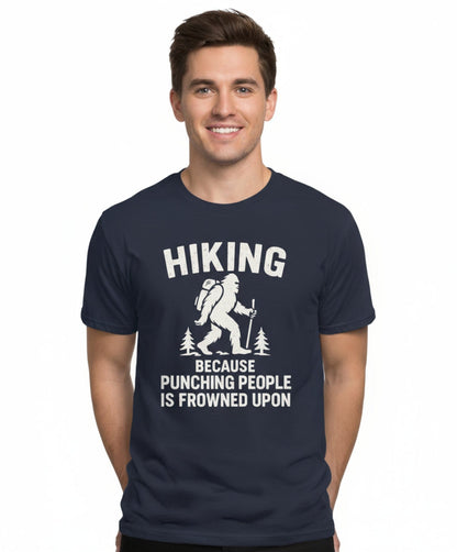 Bigfoot Hiking Humor Tee