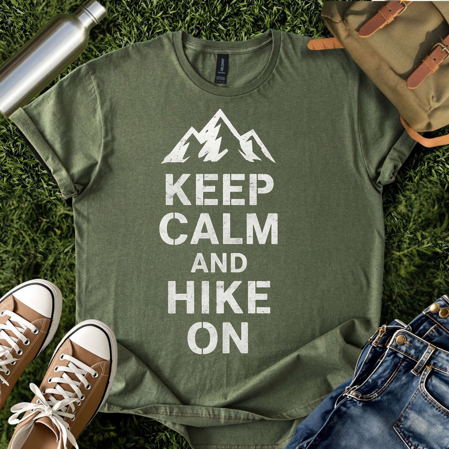 Keep Calm and Hike On T-Shirt