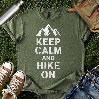 Keep Calm and Hike On T-Shirt