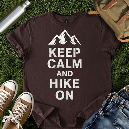 Keep Calm and Hike On T-Shirt
