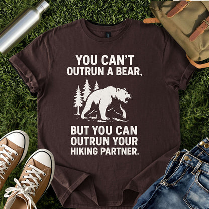 Funny Hiking Bear Outdoor Tee