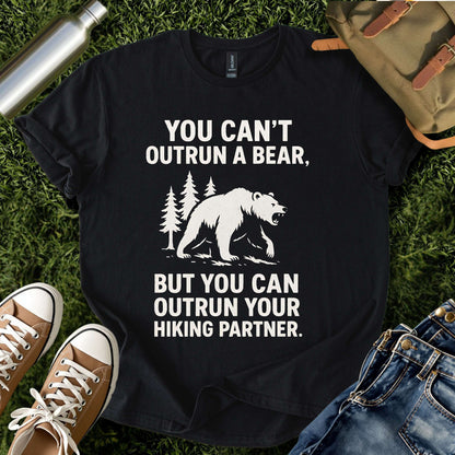 Funny Hiking Bear Outdoor Tee