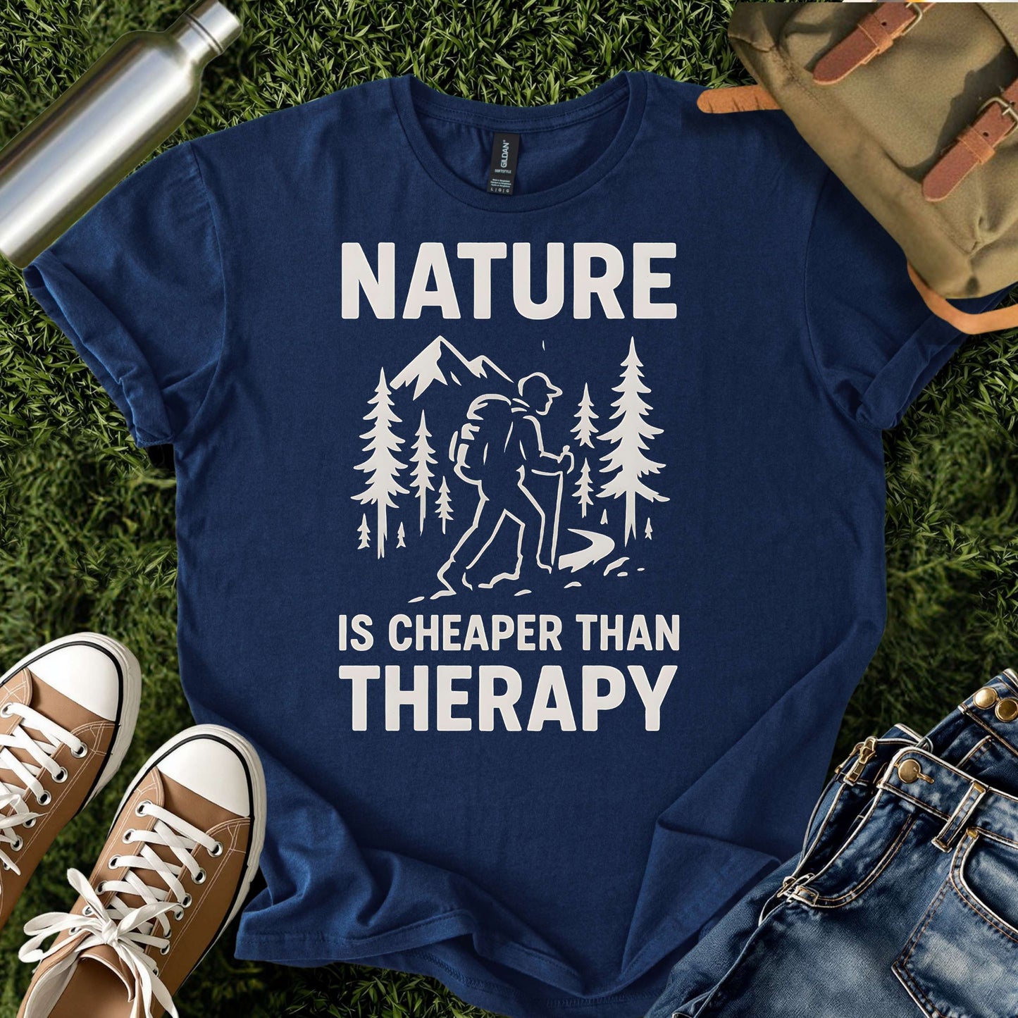 Nature Is Cheaper Than Therapy T-Shirt