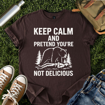 Funny Bear Encounter Hiking Tee