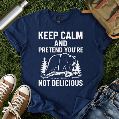 Funny Bear Encounter Hiking Tee