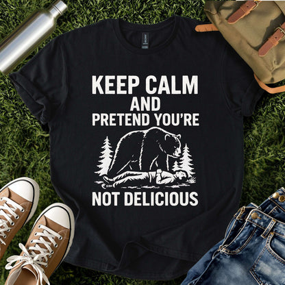 Funny Bear Encounter Hiking Tee