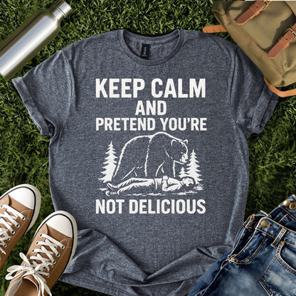 Funny Bear Encounter Hiking Tee