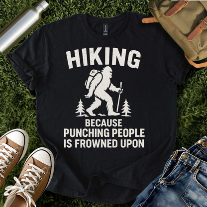 Funny Bigfoot Hiking Shirt