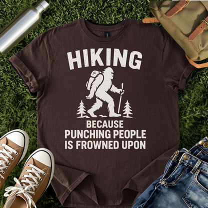 Funny Bigfoot Hiking Shirt