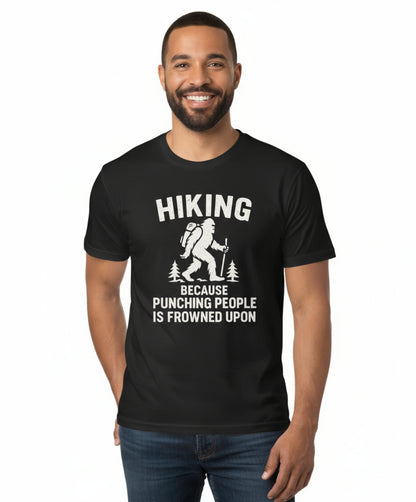 Funny Bigfoot Hiking Shirt
