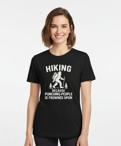 Funny Bigfoot Hiking Shirt