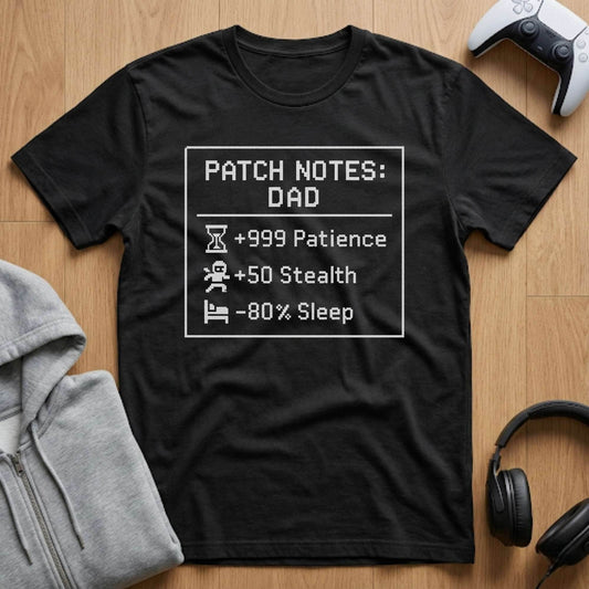Dad Patch Notes Gaming Tee