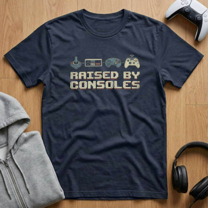 Raised by Consoles Gamer Tee